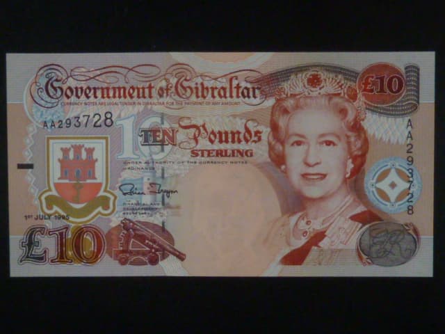 10 Pounds sterling 1995, BNB. B124a, Pi. 26