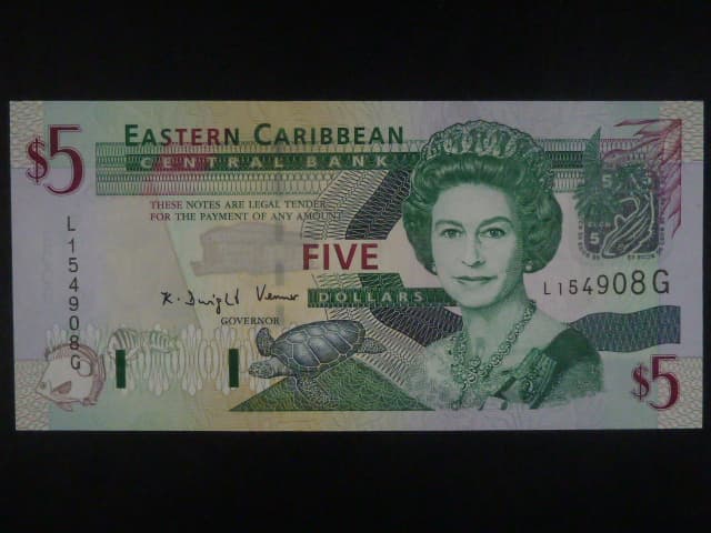 VÝCHODOKARIBSKÉ STÁTY, 5 Dollars 2003 (Grenada), BNB. B226d, Pi. 42