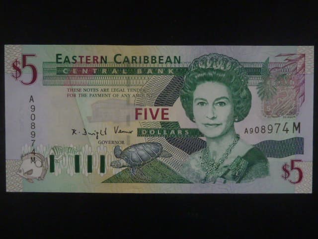 VÝCHODOKARIBSKÉ STÁTY, 5 Dollars 2003 (Monserrat), BNB. B226m, Pi. 42