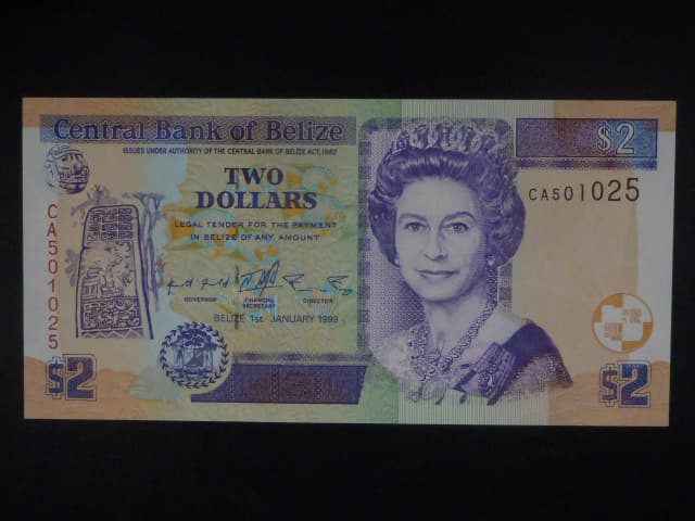 BELIZE, 2 Dollars 2002, BNB. B318a, Pi. 60