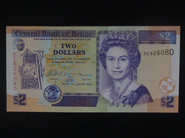 BELIZE, 2 Dollars 2005, BNB. B324b, Pi. 66