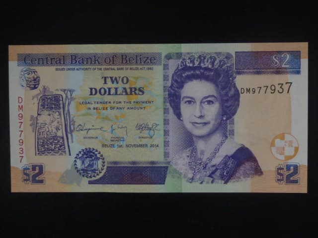 BELIZE, 2 Dollars 2014, BNB. B324e, Pi. 66