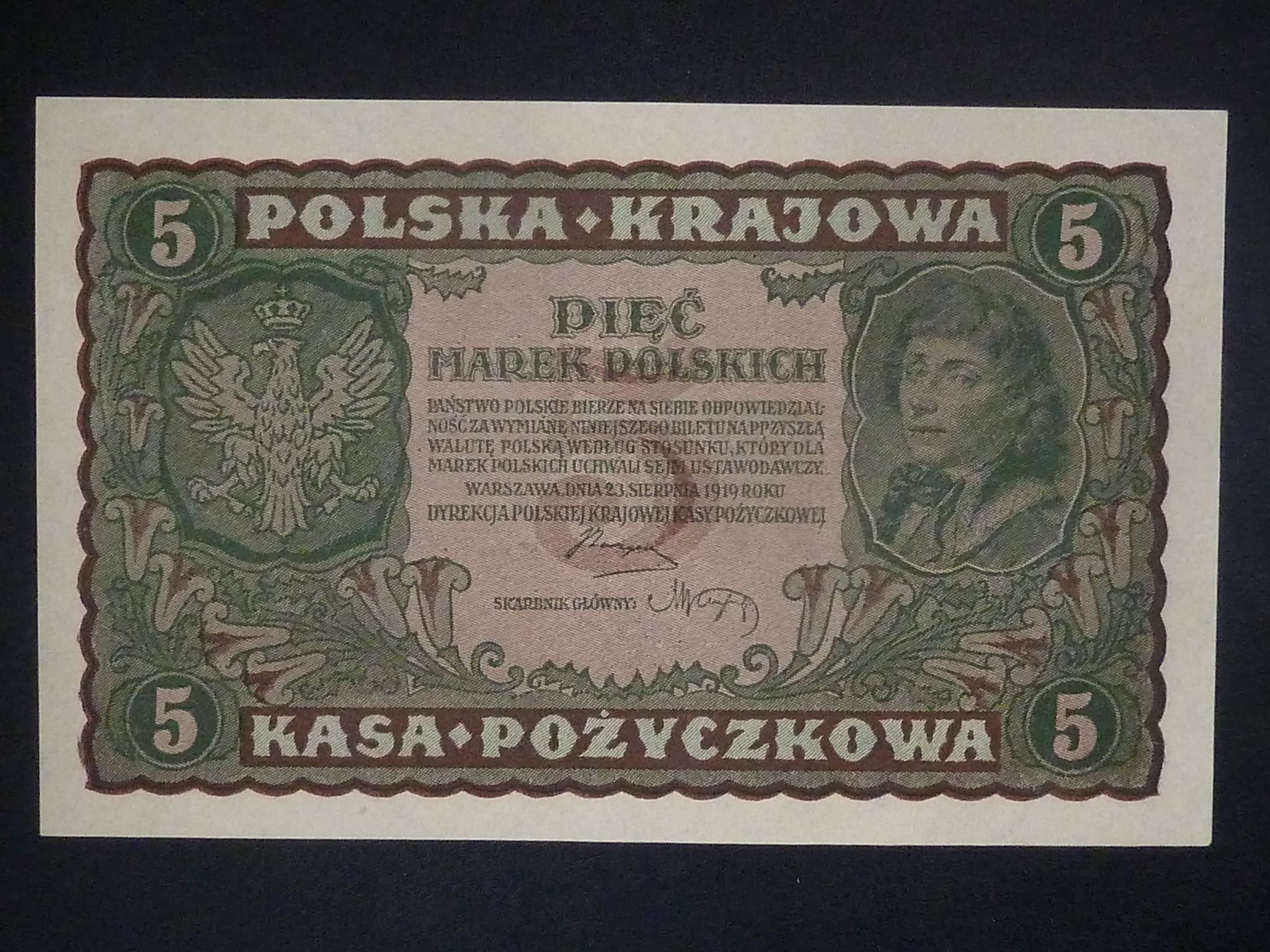 5 Marek 1919, Pi. 24