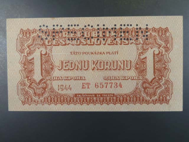 1 K 1944 série ET, perf. SPECIMEN