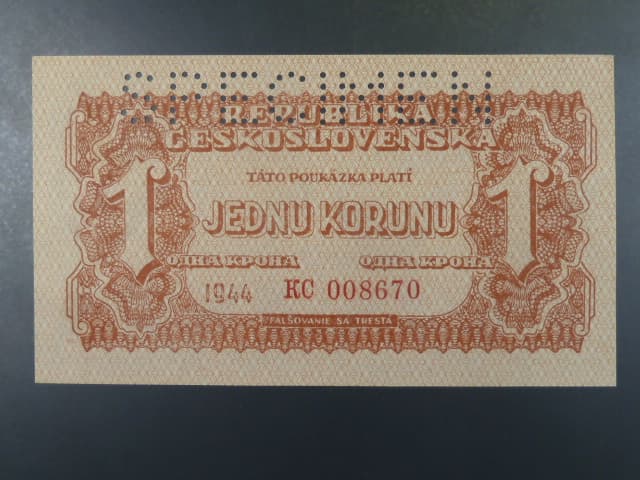 1 K 1944 série KC, perf. SPECIMEN
