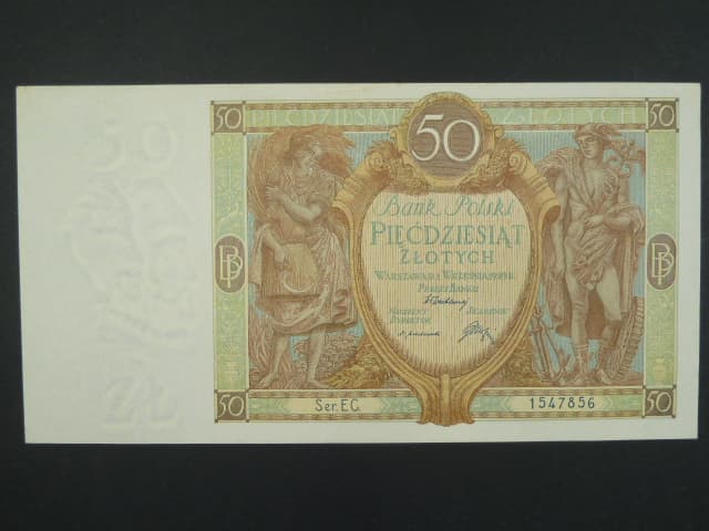 Polsko, 50 Zl 1929 série EC.