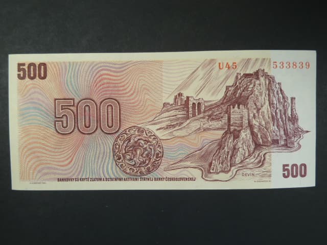 500 Kčs 1973 série U 45