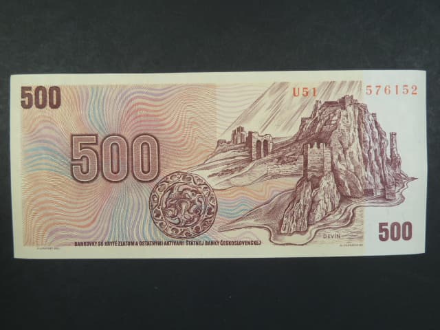 500 Kčs 1973 série U 51