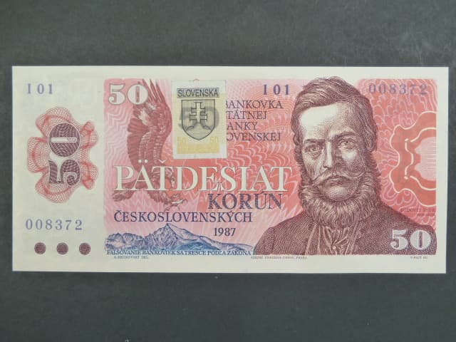50 Sk 1987 s. I 01 kolkovaná, Baj. SK2a