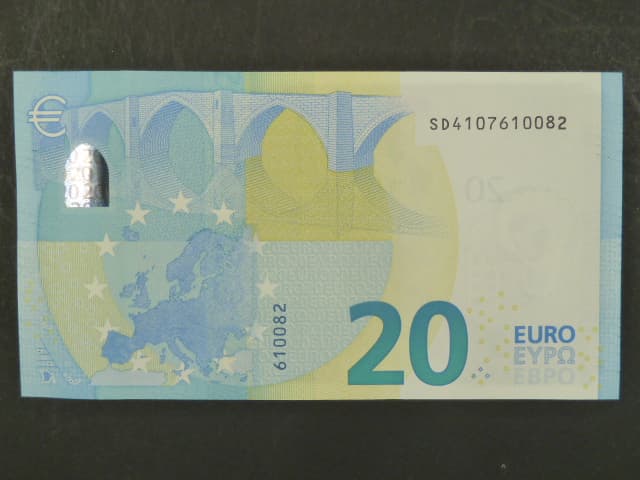 20 Euro 2015 s.SD, Itálie, podpis Mario Draghi, S004
