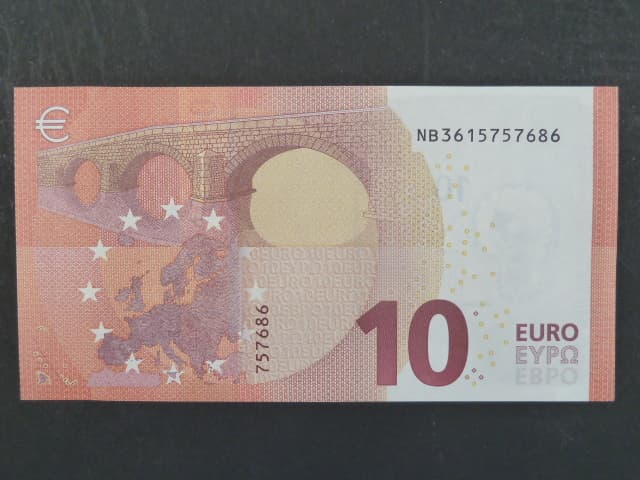 10 Euro 2014 s.NB, Rakousko, podpis Mario Draghi, N010