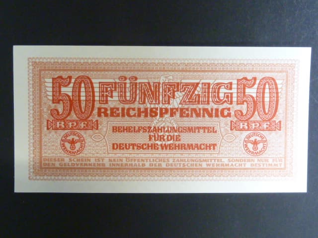 vydání pro Wehrmacht 1940/42, 10 Reichspfennig b.d., Ros. DWM-4