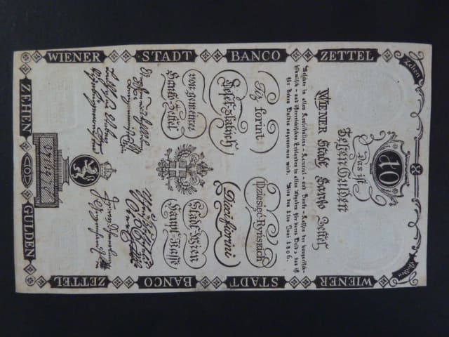 10 Gulden 1.6.1806, Ri. 40