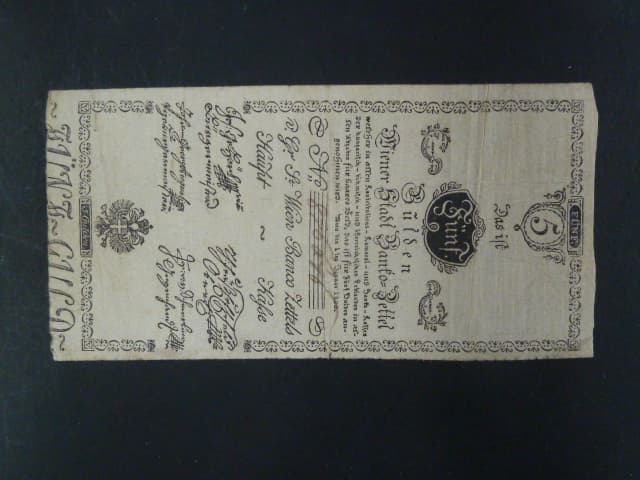 5 Gulden 1.1.1800, Ri. 32, Pi. A31