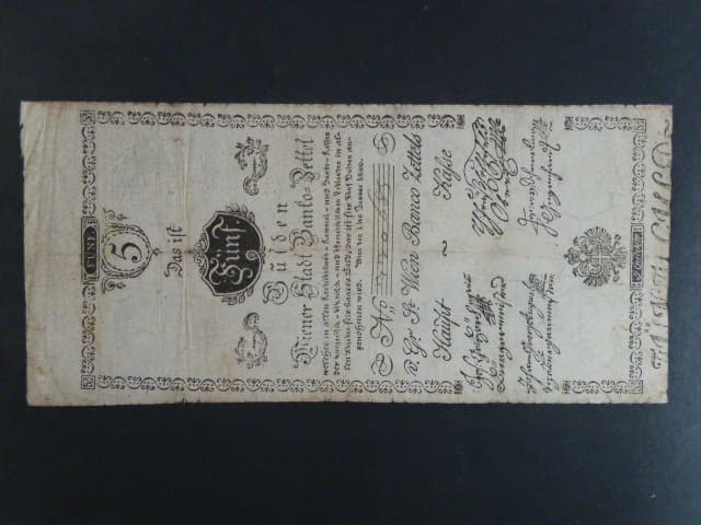 5 Gulden 1.1.1800, Ri. 32, Pi. A31