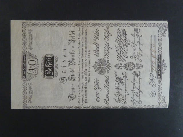 10 Gulden 1.1.1800, Ri. 33, Pi. A32