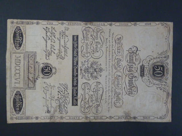 50 Gulden 1.6.1806
