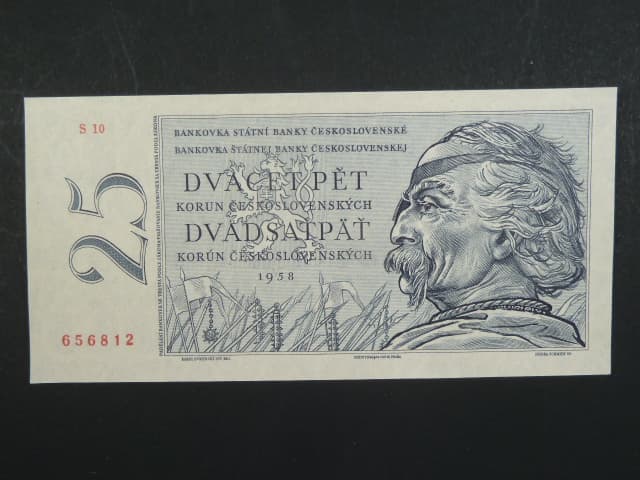 25 Kčs 1958 s. S 10