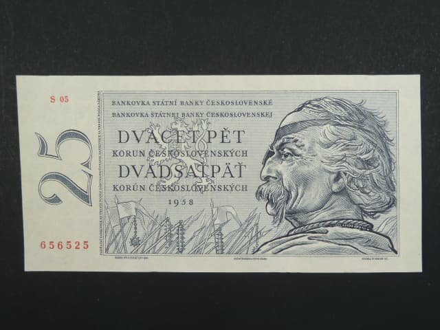 25 Kčs 1958 s. S 05