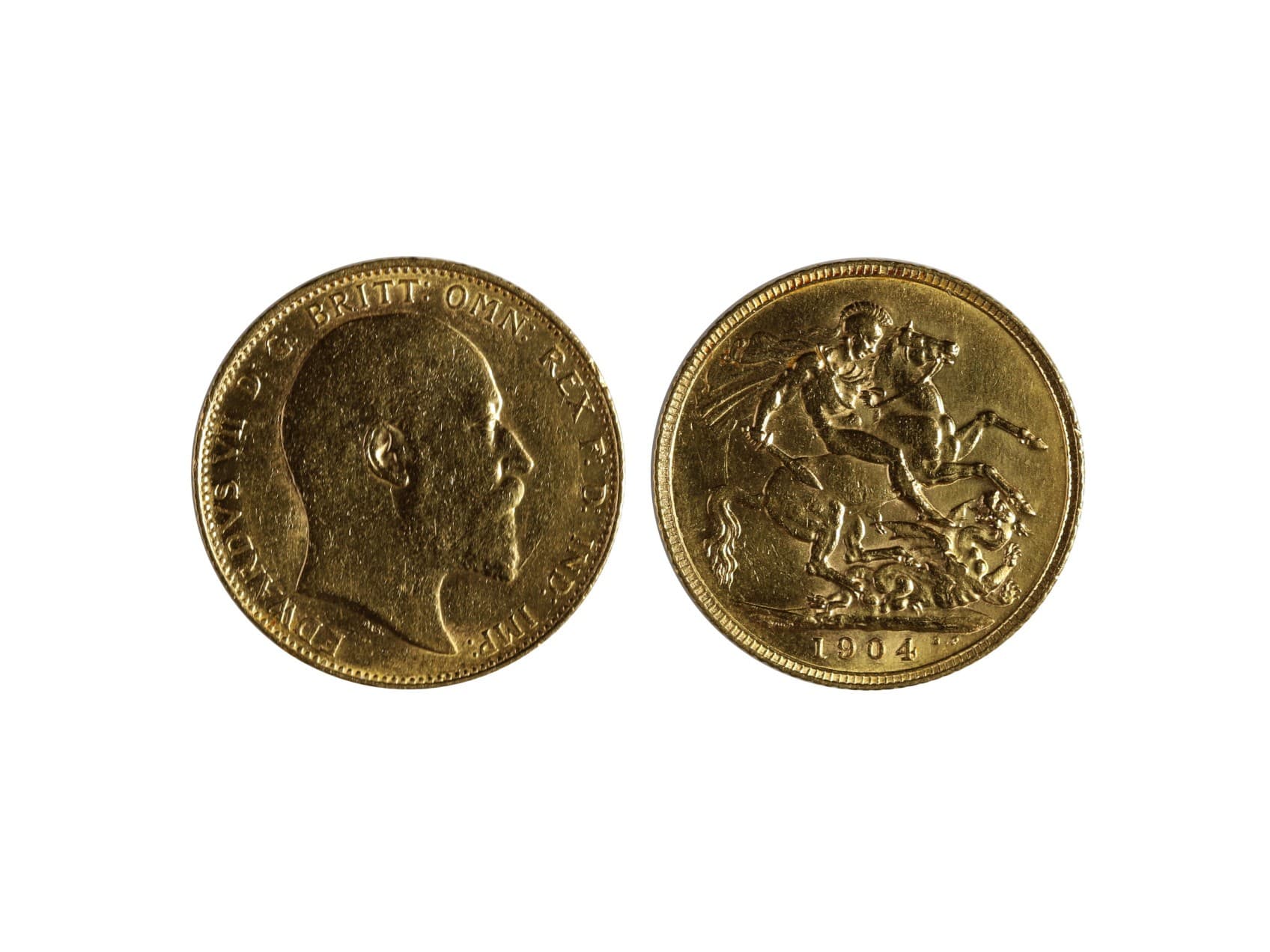 Velká Británie, Edward VII. - Sovereign 1904, 7.9881 g, Au 0,917