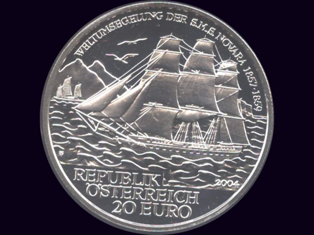 Rakousko 20 EUR 2004 S.M.S. Novara