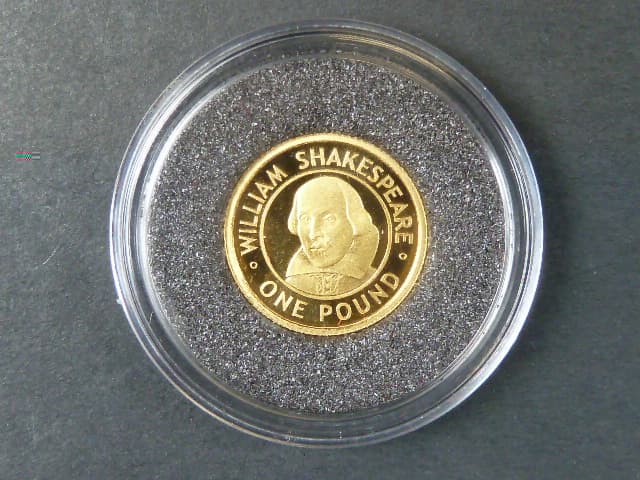 1 Pound 2006 - William Shakespeare, Au 0,999, 1,24 g, KM 124