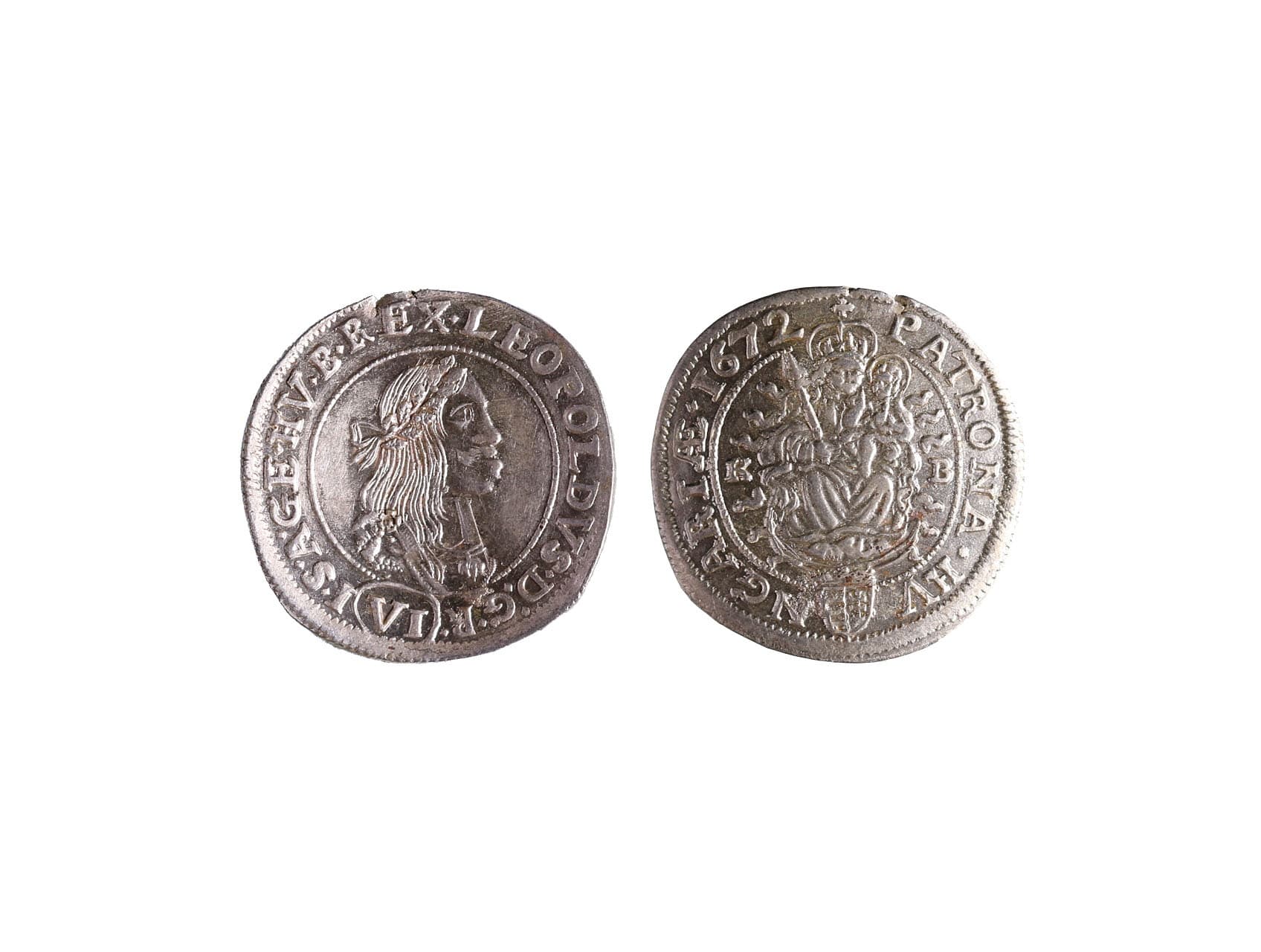 Leopold I. 1657-1711 - VI krejcar 1672 KB Kremnice