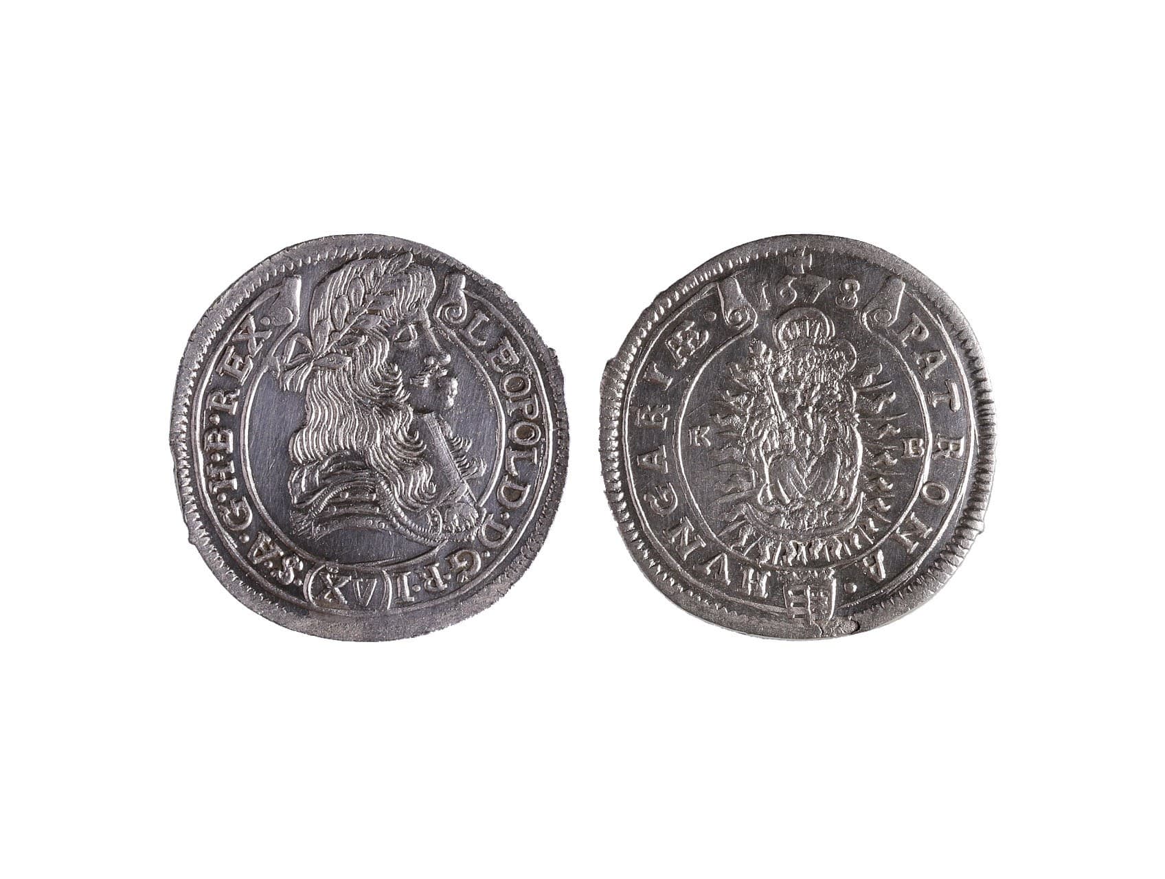 Leopold I. 1657-1711 - XV krejcar 1678 KB Kremnice