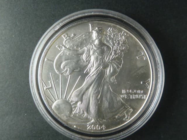 1 $ 2004 Liberty, 1 OZ Ag
