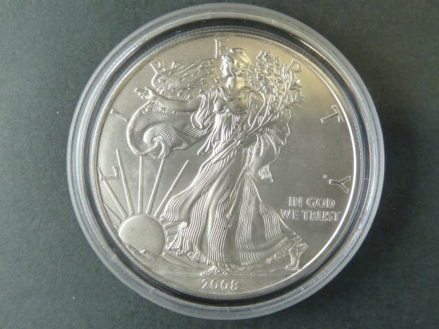 1 $ 2008 Liberty, 1 OZ Ag