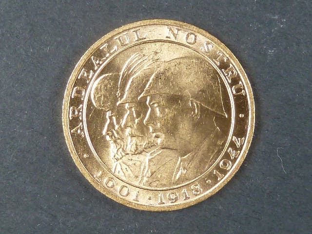 20 Lei 1944 Tři králové, 6,45g, Au 0,900