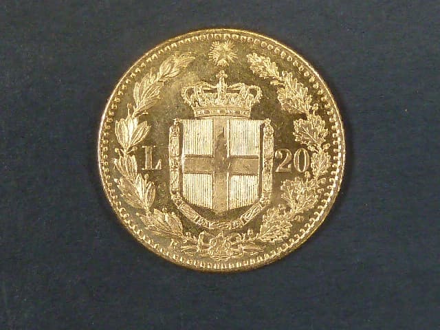 Itálie, Umberto I. - 20 Lire 1882