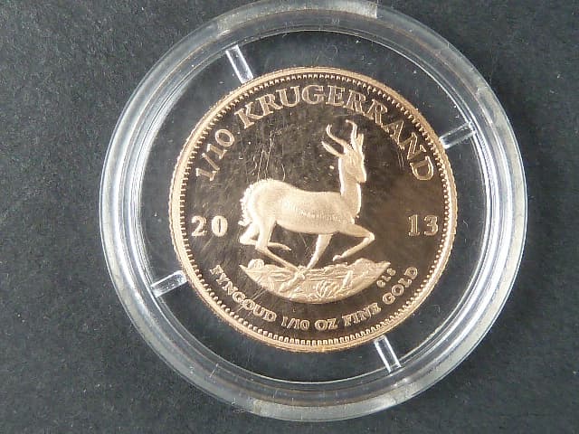 1 / 10 Krugerrand 1013, 1/10 UNZ