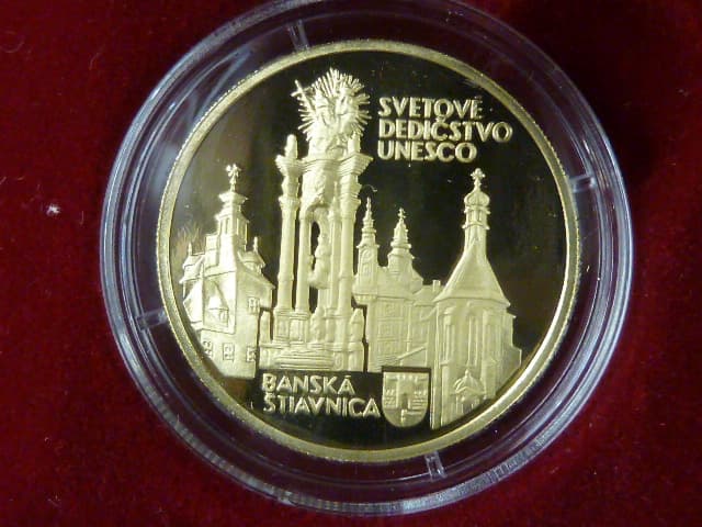 5000 Sk 1997  Světové dědictví Unesco - Bánská Štiavnica