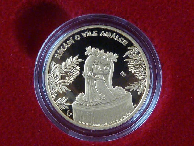 Au 5 Dollars 2015 Říkání o víle Amálce, Au 999, 3,49 g,  náklad 250 ks, etue, certifikát