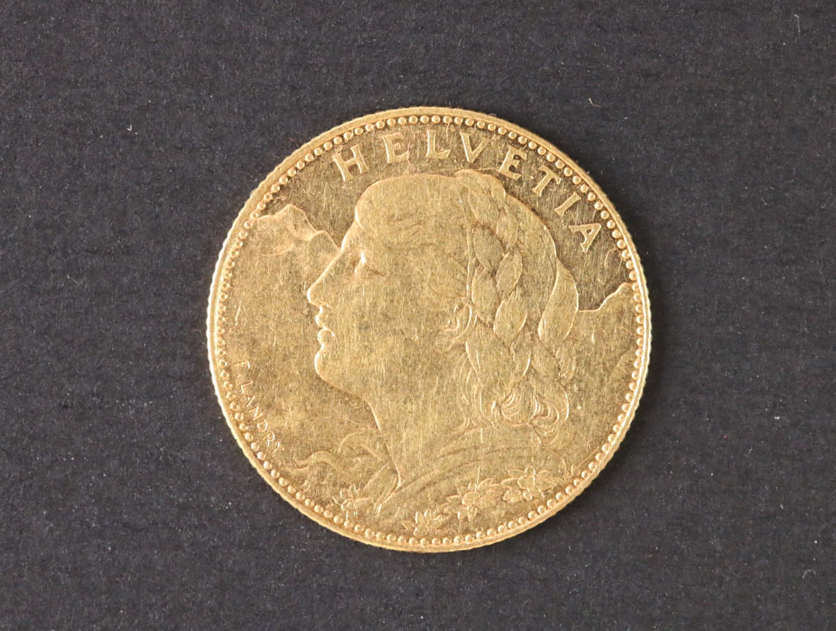 10 Frank 1912 B, 3,225g, Au 0.900