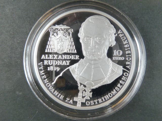 10 Euro 2019 Jmenování Alexandra Rudnaya ostřihomským arcibiskupom - 200.výročí