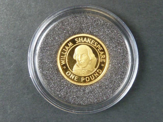 1 Pound 2006 - William Shakespeare, Au 0,999, 1,24 g, KM 124