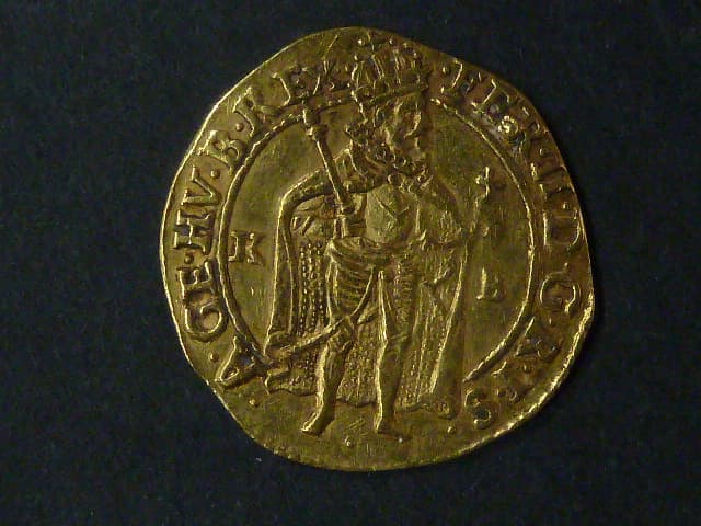 Dukát 1634 KB, 3,35 g., Husz. 1166, zvlněný