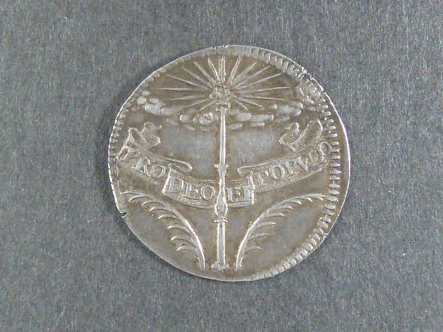 AR žeton 1653 na korunovaci na římského krále18.6.1653 v Regensburgu, 24 mm