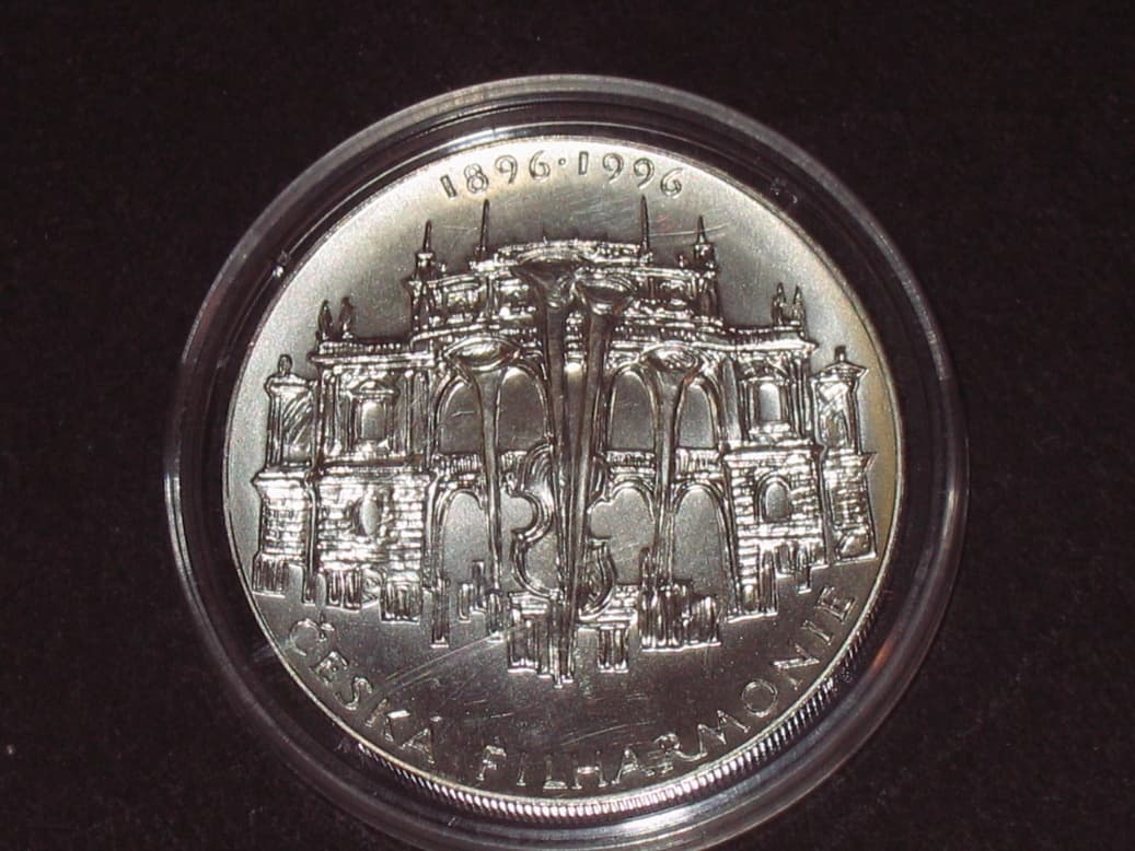 200 Kč 1996, 100. výročí České filharmonie