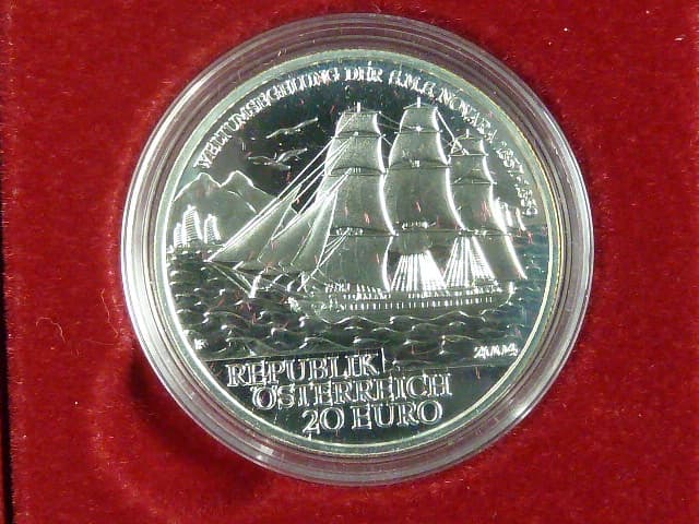 20 Euro 2004 S.M.S. Novara, Ag 0.900, 18g, etue, certifikát