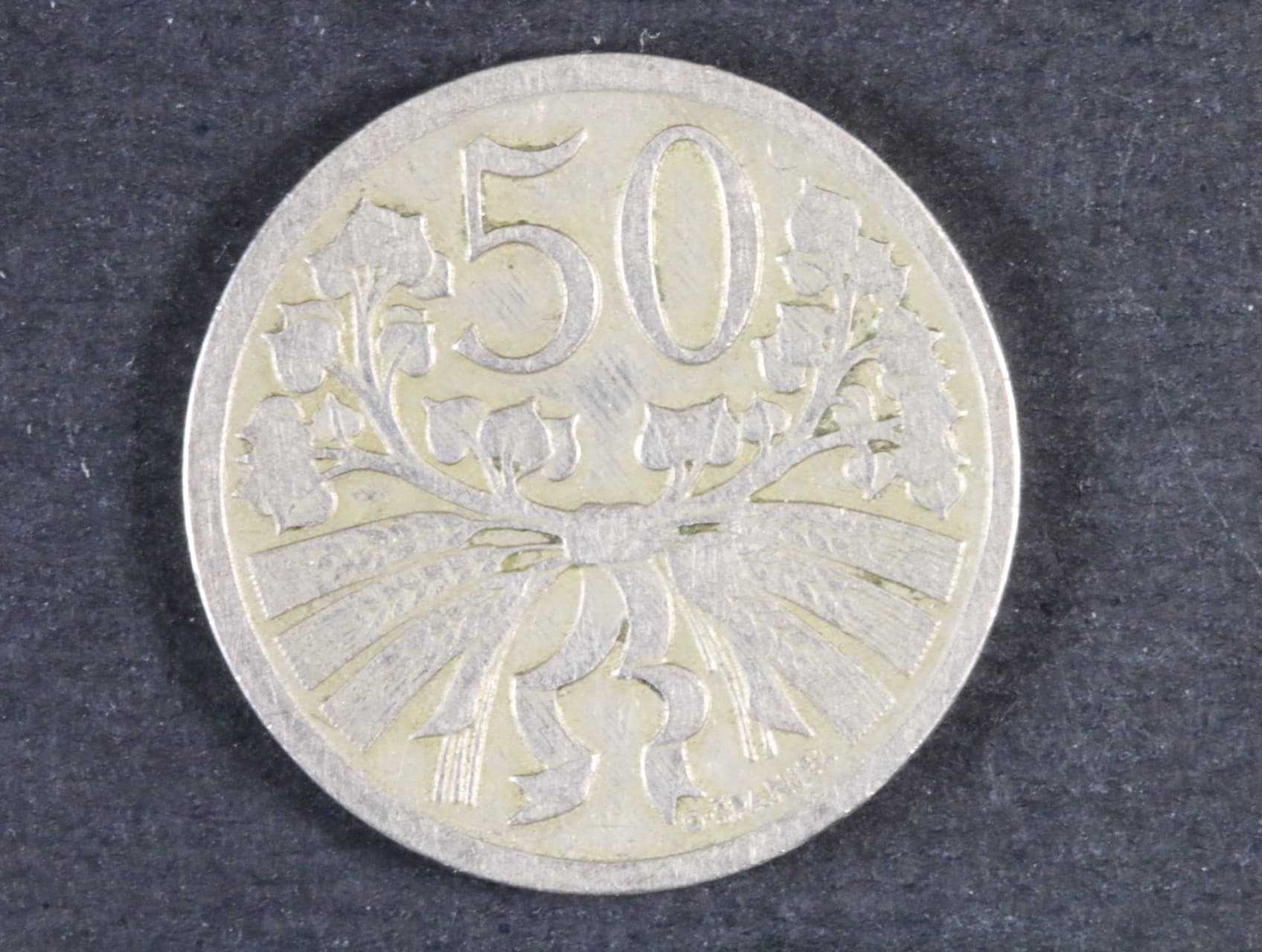 50 haléřů 1925_