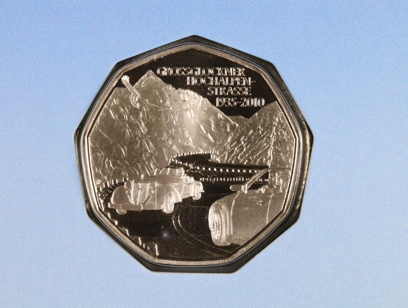 5 Euro 2010 75 Jahre Grossglockner Hochalpenstrasse, Ag 0.800, 10g_