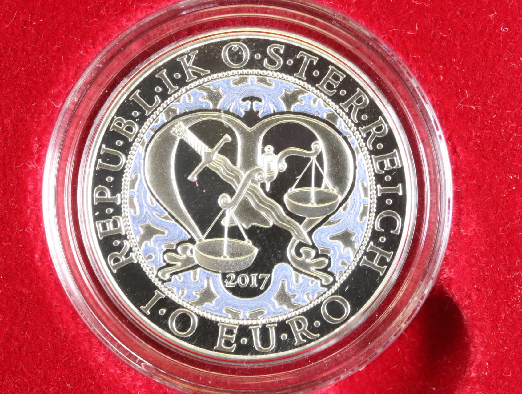 10 Euro 2017, Erzengel Michael, Ag 0.925, 17,30g, bez certifikatu_