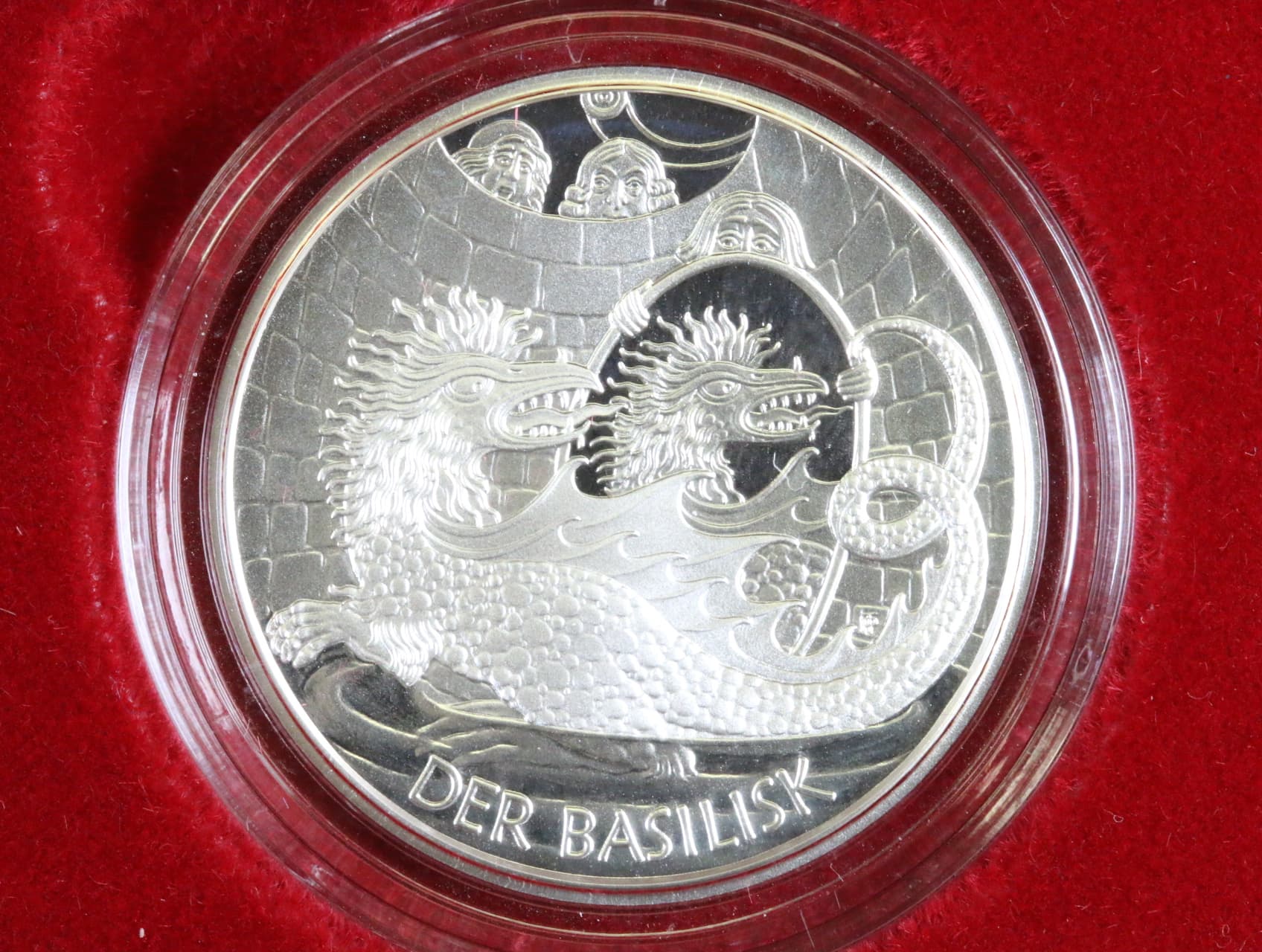 10 Euro 2009, Der Basilisk, Ag 0.925, 17,30g, etue a certifikát_