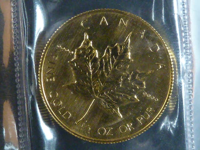 20 Dollars 1986 - 1/2 OZ Au - Mapleleaf, kvalita b.k.