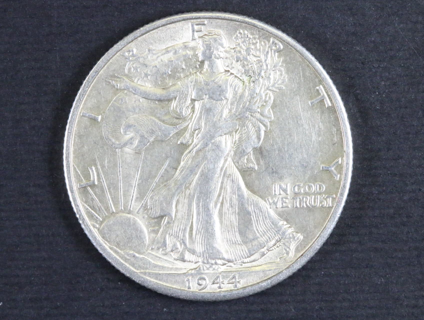 Půl Dolaru 1944D, 12.5g, 0.900 Ag_