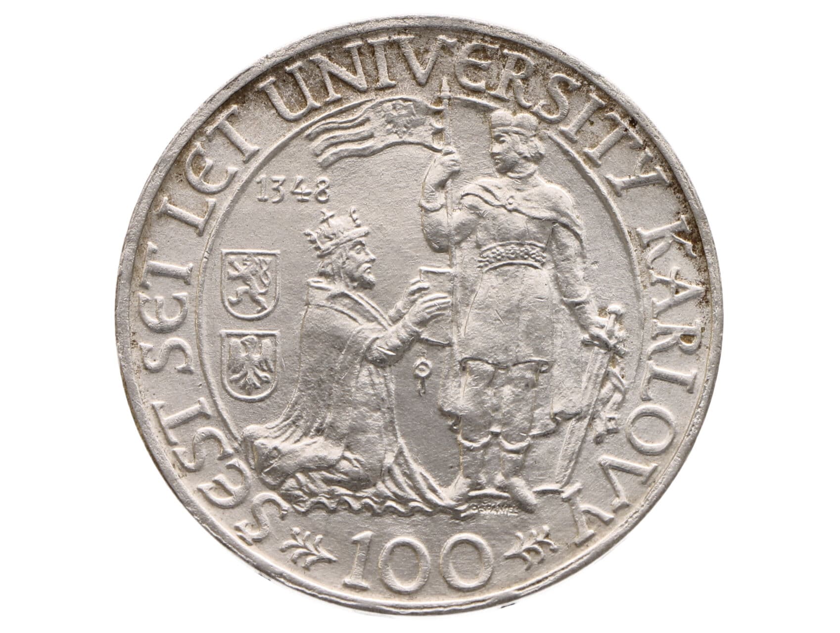 100 Kčs 1948, 600. výročí založení University Karlovy