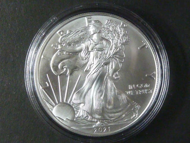1 $ 2021 Liberty, 1 OZ Ag 999,9